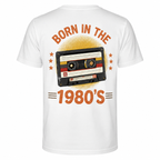T-shirt homme Born in the 1980's, vue d'ensemble