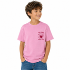 T-shirt Hug More Worry Less, t-shirt femme imprimé en France — autre vue