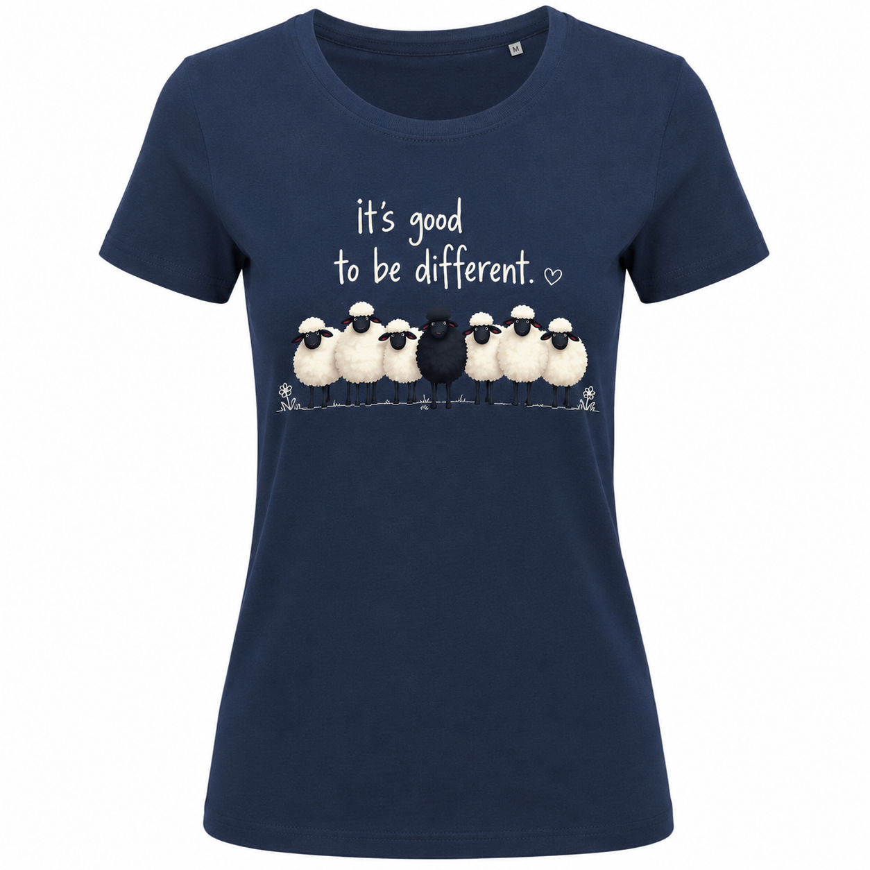 T-shirt It's Good to be Different : vue portée du t-shirt