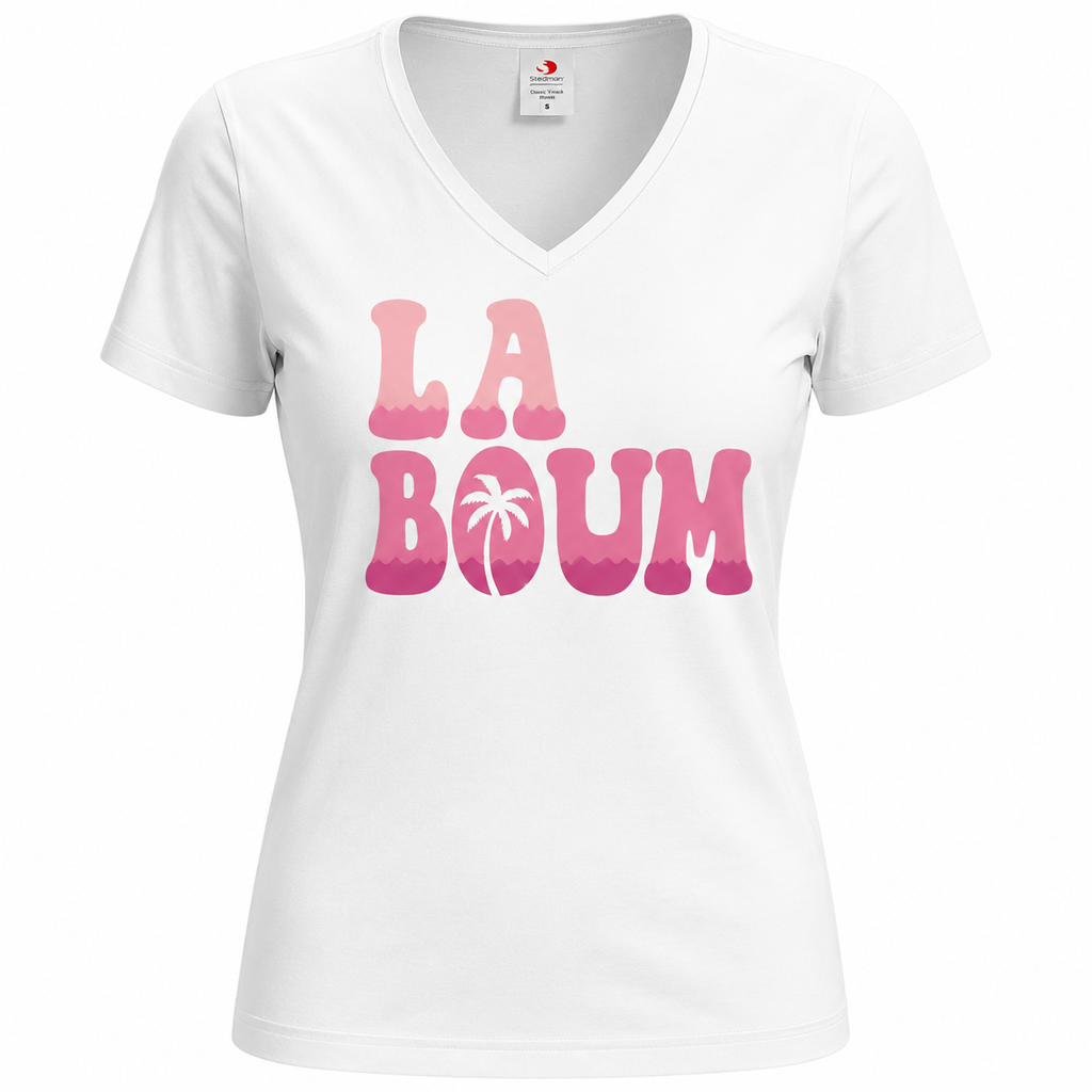 T-shirt La Boum : détail du motif La Boum