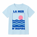 T-shirt La Mer M'inspire, t-shirt femme imprimé en France — autre vue