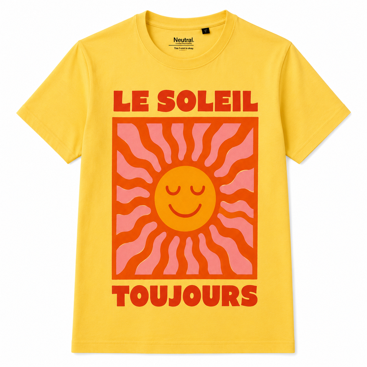 T-shirt Le Soleil Toujours, t-shirt femme imprimé en France — autre vue