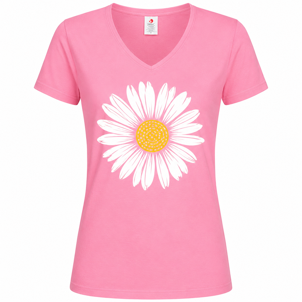 T-shirt Marguerite, t-shirt femme imprimé en France — vue complémentaire 7