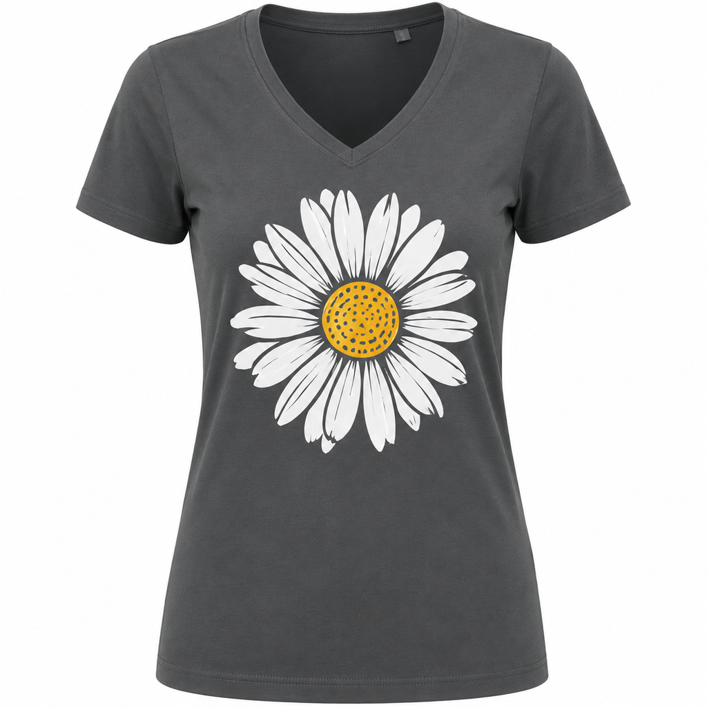T-shirt Marguerite, t-shirt femme imprimé en France — vue complémentaire 8