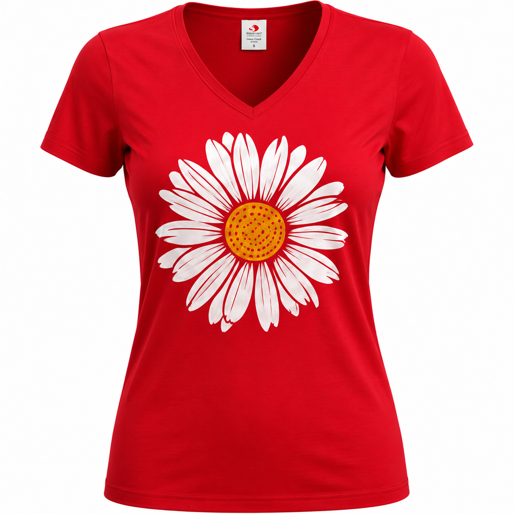 T-shirt Marguerite, t-shirt femme imprimé en France — vue complémentaire 9