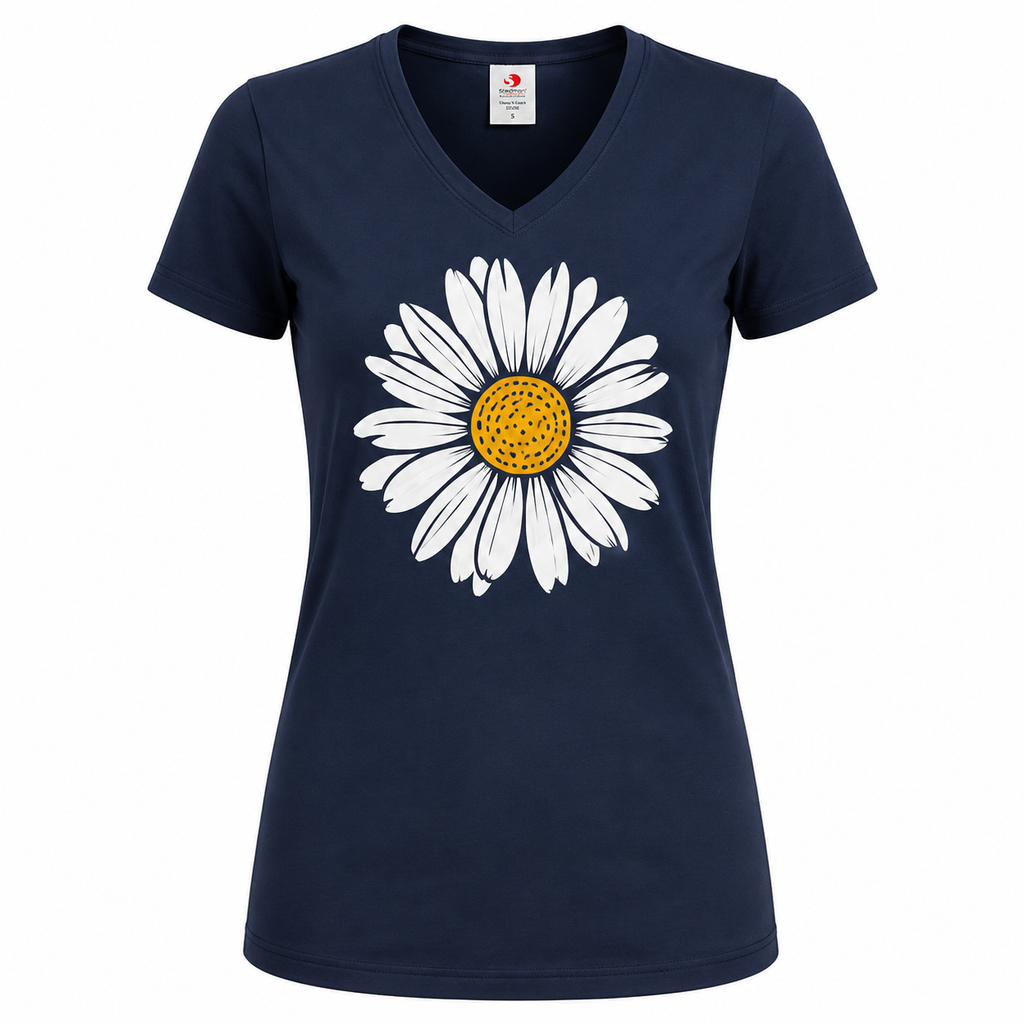 T-shirt Marguerite, t-shirt femme imprimé en France — vue complémentaire 10