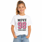 T-shirt Move Your Body 98, t-shirt femme imprimé en France