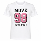 T-shirt Move Your Body 98, t-shirt femme imprimé en France — autre vue
