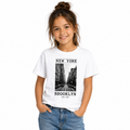 T-shirt New York Brooklyn, t-shirt femme imprimé en France