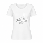 T-shirt Paris : détail du motif Paris