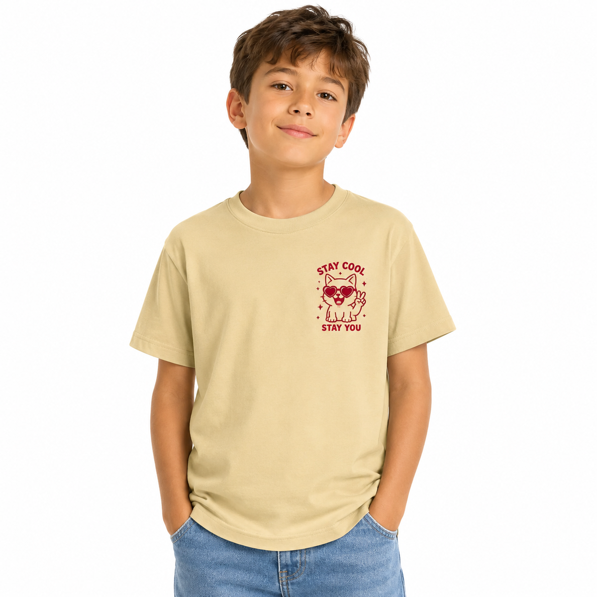 T-shirt Stay Cool Stay You, t-shirt femme imprimé en France — autre vue