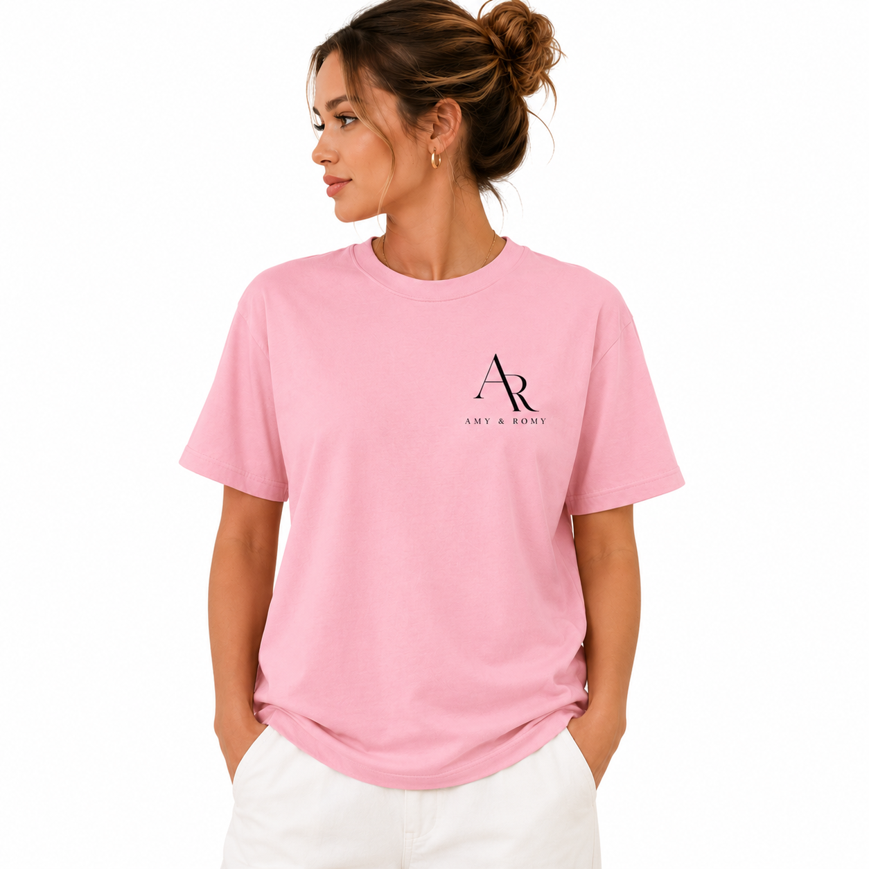 T-shirt Together and Free : détail du slogan liberté