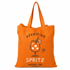 Tote Bag Aperitivo Spritz Mood On, tote bag en coton imprimé en France — vue complémentaire 5