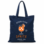 Tote Bag Aperitivo Spritz Mood On, tote bag en coton imprimé en France — vue complémentaire 8