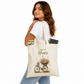 Tote bag Choose to be Happy : slogan Choose to be Happy
