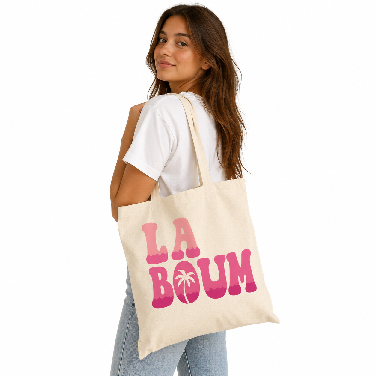 Tote bag La Boum : motif rétro La Boum
