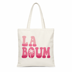 Tote bag La Boum : détail du motif La Boum