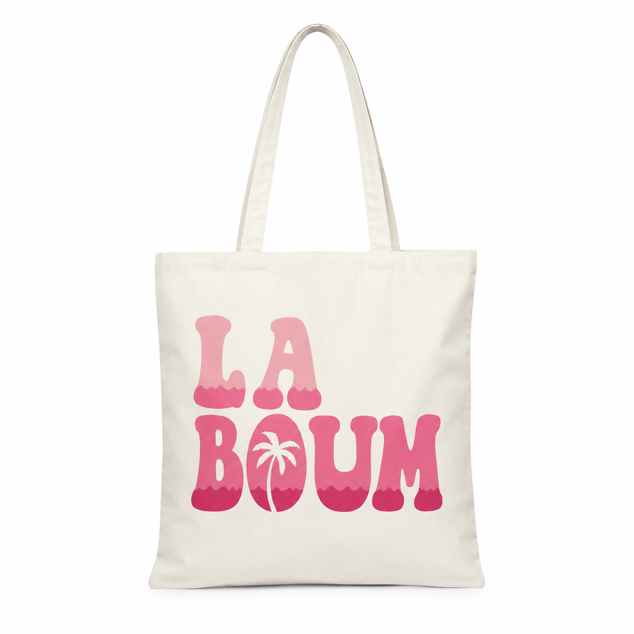 Tote bag La Boum : détail du motif La Boum