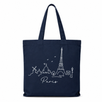 Tote Bag Paris, tote bag en coton imprimé en France — vue complémentaire 5