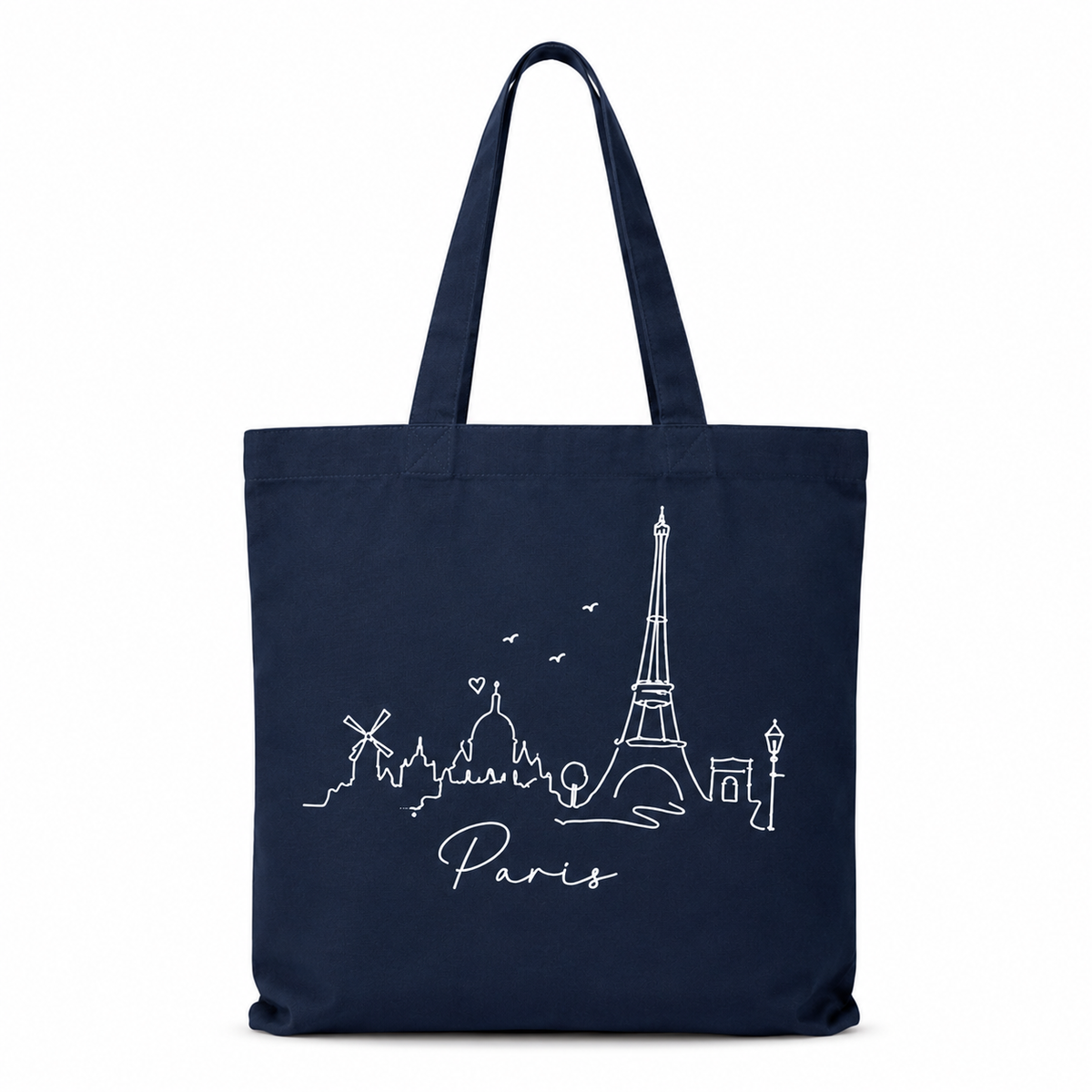 Tote Bag Paris, tote bag en coton imprimé en France — vue complémentaire 5